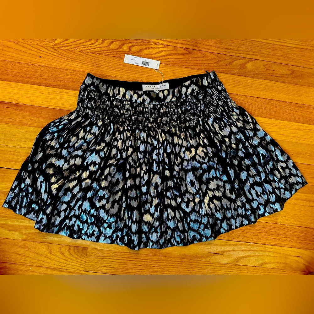 Trina Turk Leopard Skirt